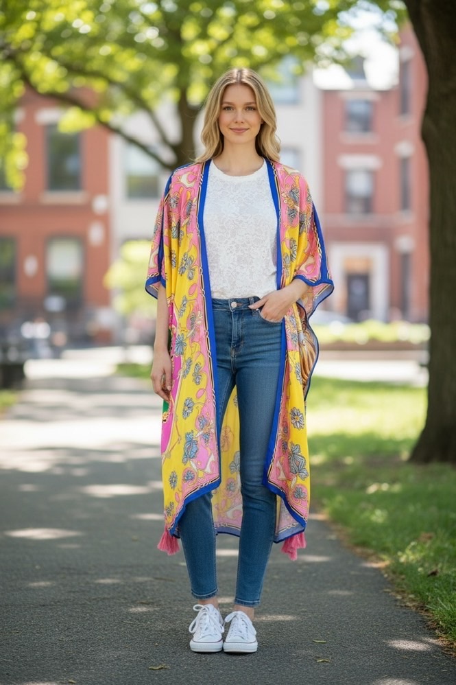 Aratta Jianna Floral Kimono