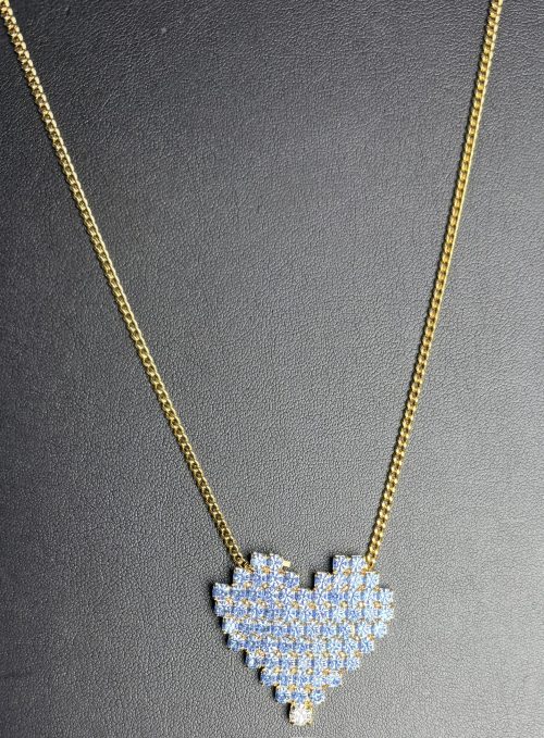Tova Nk Heart with Crystals Fairydust