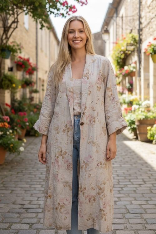 Les Ours RAI Duster Sage Flower