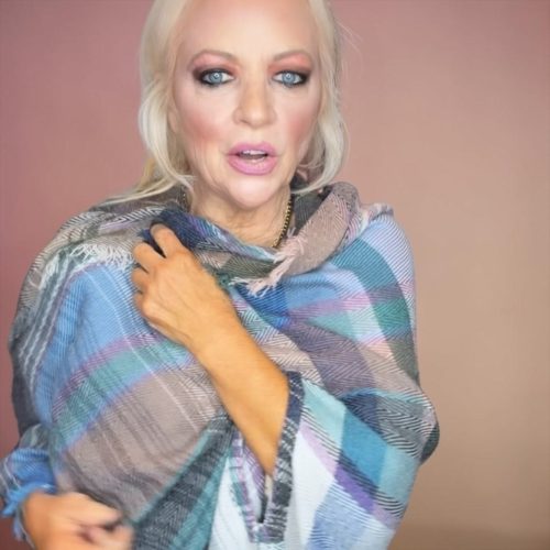 Plaid Kimono Wrap